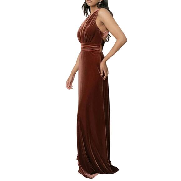 Revelry Dylan Velvet Dress Women's Size 10 Whimsigoth Timeless Boho Romantic - Picture 1 of 8